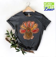 Cute Turkey Fall Shirt, Thanksgiving Gift, Watercolor Turkey T-shirt, Thanksgiving Dinner Shirt, Thanksgiving Day Shirt, Happy Turkey Day  🎁 Enjoy your shopping ! Need custom made shirts? Don't hesitate to message us! Thanks for your support! CustomShirtsZone_ Family ----- How To Order ----- 1-) Please, check and review all the photos. 2-) Choose your t-shirt size and color. *Different styles of shirts may have different shades of same color choice due to different manufacturer brands. *For this reason, we recommend you to match shirts from the same styles if you want precisely matching colors (ex. Unisex, V-necks, Toddler, etc.). 3-) Click add to cart. You can go back to add more shirts. 4-)Click "Proceed to check out". 5-)When you check out, you can add a note to seller for any request. Multicolor Graphic Tee T-shirt As Gift, Graphic Tee Printed T-shirt As Gift, Graphic Tee Printed T-shirt For Gift, Multicolor T-shirt With Funny Print As Gift, Multicolor Graphic Tee T-shirt For Gift, Thanksgiving Graphic Print Crew Neck T-shirt, Thanksgiving Cotton Graphic Print T-shirt, Thanksgiving Cotton T-shirt With Graphic Print, Thanksgiving Graphic Print Cotton T-shirt