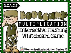 an interactive flash card game with the words bottand and a boy in uniform