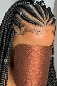 Futuristic Hair, Protective Hairstyles For Natural Hair, Goddess Braids Hairstyles, Cute Braided Hairstyles, Braided Cornrow Hairstyles, Quick Braided Hairstyles, Fulani Braids, Pretty Braided Hairstyles, Braided Hairstyles Updo