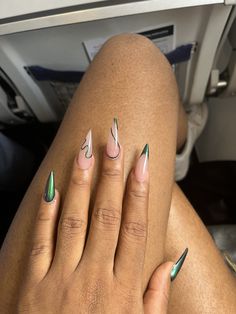 Acrylic Toe Nails, Her Nails, Glow Nails, Work Nails, Unique Acrylic Nails