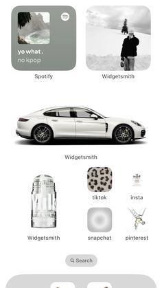 an info sheet showing different types of cars