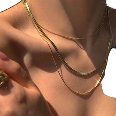 Layer Necklace, New Brunswick, Gold Plated Earrings, Chain Styles, Layered Necklaces, Herringbone, Really Cool Stuff, 18k Gold, Chain Necklace