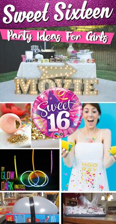 sweet sixteen party ideas for girls