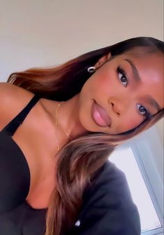 Brown Skin Makeup, Make Up Inspo, Wig Styles, Brown Skin, Makeup Inspo, Skin Makeup, A Black, Hair Makeup, Black Women