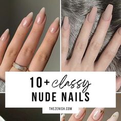 Nail Trends Natural, Emerlyn Closet Nails, Neutral Nails Ballerina Shape, Medium Length Neutral Nails, Skin Color Nails Ideas, Short Nails Ideas January, Nude French Almond Nails, Natural Mani Pedi Combos, Long Neutral Almond Nails