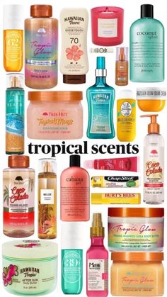 #tropical #fragrance #summer Tropical Scents, Tropical Perfume, Tropical Fragrance, Summer Perfume, Coconut Dream, Sephora Skin Care, Tropical Scent, Bath And Body Works Perfume