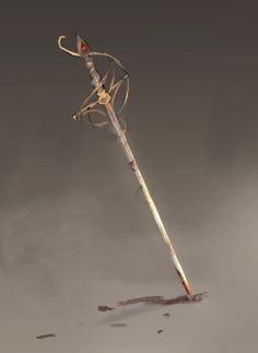 Dnd Magic Longsword, Fantasy Rapier Art, Rapier Design Dnd, Magic Rapier, Fantasy Rapier, Gate Of Babylon, Double Jointed, Magic Items, Rough Draft