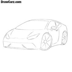 how to draw a sports car step by step