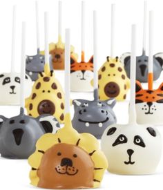 there are many animal candles in the shape of animals