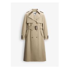 ZARA WOMAN COLLECTIONTrench made of 100% cotton. Notched lapel collar and long sleeves with buttoned straps. Front pockets. Adjustable tied self belt. Epaulettes. Front double breasted button closure. Lapel Coat · Zara ·, Classic Outerwear With Belted Cuffs For Daywear, Classic Belted Outerwear For Daywear, Elegant Cotton Outerwear With Belted Cuffs, Zara Coats Women, Zara Coats, Fall Trench, Waistcoat Dress, Classic Trench Coat