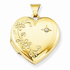 Metal: 14k Yellow Gold Length:28 mm Width:22 mm Polished Finish Free U.S. Shipping for orders over $99 Protected by our 30-Day Risk Free Returns! Wedding Locket, Tiered Necklace, Opal Pendant Necklace, Heart Locket, Opal Necklace, Locket Necklace, Gold Heart, Heart Jewelry, Heart Of Gold