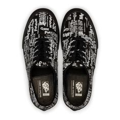 CDG Originals Message Vans (Black) | Dover Street Market New York E-Shop – DSMNY E-SHOP Cool Shoe, Dover Street Market, Street Market, Vans Black, Comme Des Garcons, Keds, Sneakers Black, Athletic Shoes, Men's Shoes