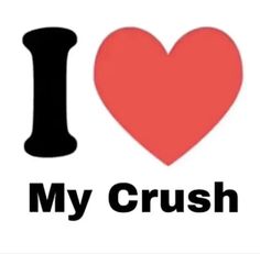 i love my crush sticker