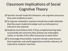 an image of a teacher's lesson with the words, classroom implications of social