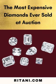 The Most Expensive Diamonds Ever Sold at Auction Most Expensive Engagement Ring, Golconda Diamond, Expensive Engagement Rings, Expensive Diamond, Diamond Image, Colorless Diamond