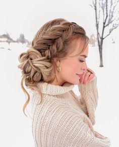 Dutch Fishtail Braid, Missy Sue, Side French Braids, Ladies Hair, French Braid Hairstyles, Back Of The Head, Waterfall Braid, Sleek Hairstyles, Prom Hairstyles