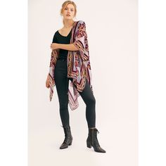 Free People Muse Burn Out Velvet Kimono Msrp $88 Flowy Semi-Sheer Kimono Featured In An Open Design With A Burnout Velvet Damask Pattern. * 50% Nylon * 50% Rayon * Velvet Trim * Dropped Armholes * Split Hem * Hand Wash Cold * One Size * New With Tags Measurements * Bust: 74 In * Length: 40.5 In Army Camo Jacket, Cropped Military Jacket, Black Tuxedo Jacket, Maxi Kimono, Velvet Kimono, Sheer Kimono, Corduroy Coat, Cropped Blazer Jacket, Burnout Velvet