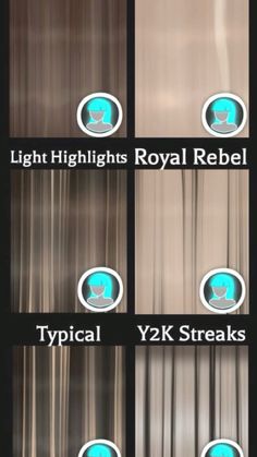 royale high Rh Hacks, Light Highlights, Twitter Headers, Hair Colours, Hair Hair, Hair Color, Memes