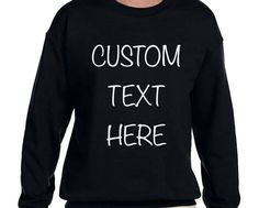 Customized Crewnecks | Custom Hoodies | Different Colors Available | Different Sizes Available Images are digitized by me. Please be aware that some color choices may not be available due to availability and shipping. If this is the case, we will reach out to you immediately to get a second shirt color. ----- Our design is kreated on  GILDAN Heavy Cotton Tee with long sleeves. ----- Our items are kreated-on-demand, which means we kreate when you order! Please allow a 1-2 week turnaround before your item(s) are shipped First Class Mail. HOW TO ORDER: 1- Please check all of the photos. 2- Select your T-shirt size from selection box. 3- Select your T-shirt design from the selection box. 4- Add your personalization details and color (if necessary) 5- Select the quantity. 6- Go to add to cart. Custom Patches, Custom Hoodies, Embroidered Tshirt, Colorful Hoodies, Shirt Color, Color Choices, Heavy Cotton, Cotton Tee, Different Colors