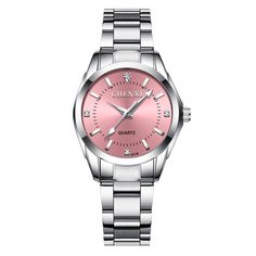 Women's Casual Round Steel Quartz Watch - Dazpy Rhinestone Fashion, Watches For Women, Womens Watches Luxury, Women Watches, Waterproof Watch, Stainless Steel Mesh, Casual Watches, December 7, Watches Women Fashion