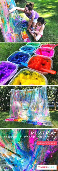 Messy Play Activities, Gel Paint, Sensory Art, Messy Play, Art Activities For Kids, Paint Art