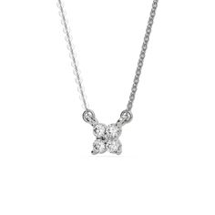 Round Diamond Necklace made with four round brilliant-cut diamonds, securely set in shared prong setting.Details: - Made to Order- Diamond Weight: 0.23 CT- No of Diamonds: 4- Diamond Cut: Round- Diamond Type: Lab Grown Diamond (CVD, HPHT)- Diamond Clarity: VS - Diamond Color: Colorless (DEF)- Setting Type: Prong- Necklace Length: 4.8 mm- Necklace Width: 4.8 mm- Chain Length: 14-18 Inch- Metal Type: 14K Solid Gold,18K Solid Gold- Choice of Gold Color: Yellow Gold, White Gold, Rose Gold- Jewelry C Elegant Rose Gold Brilliant Cut Diamond Necklace, Classic Three Stone Diamond Necklace In White Gold, Classic Cubic Zirconia Diamond Necklace With Three Stones, Rose Gold Brilliant Cut Diamond Necklace, Classic Three Stone Diamond Necklace, Fine Jewelry Rose Gold Diamond Necklace With Vvs Clarity, Formal Three Stone Round Cut Diamond Necklace, Classic Three Stone Diamond Necklace In Cubic Zirconia, Classic Three Stone Diamond Necklace Gift