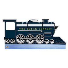 Bring home the magic of the holidays with this Polar Express Train Cardboard Standup. It is a great addition to your holiday collection. | Advanced Graphics Polar Express Train Cardboard Standup | 42 H x 88 W x 1 D in | Wayfair Polar Express Train Cardboard, Train Cardboard, Polar Express Theme, Polar Express Movie, Cardboard Standup, Polar Express Train, The Polar Express, Personalised Cupcakes, Life Size Cutouts