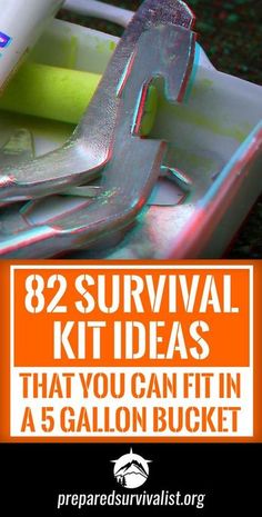 Survival Kit Ideas, Prepping For Beginners, 5 Gallon Buckets, Survival Hacks, Kit Ideas