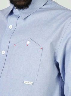 Mens Shirt Details, Menswear Details, Shirt Detail, Men Shirt Style, Kurta Designs, Mode Inspiration, Pocket Detail