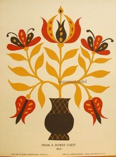 an image of a vase with flowers in it on a wooden tablecloth or paper