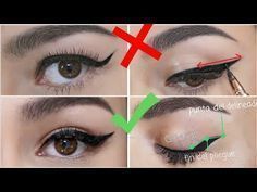 Grafik Eyeliner, Eyeliner Smokey, Eyeliner Trends, Eyeliner Cat, Double Eyeliner, Cat Eye Eyeliner, Drooping Eyelids, Tutorial Eyeliner, Purple Eyeliner