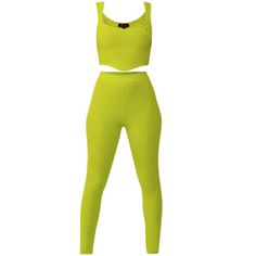 Lime Green Legging Set In Size Xxxl By Waydamin. Rayon/Spandex (Very Stretchy And Comfortable). Nwt. Green Leggings, Ribbed Leggings, Lime Green, Pant Jumpsuit, Pants For Women, Jumpsuit, Spandex, Leggings, Pants