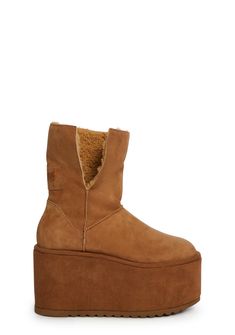 base Winter Suede Wedge Boots With Round Toe, Casual High Ankle Suede Platform Boots, Brown Suede Casual Platform Boots, Casual Brown Suede Platform Boots, High Ankle Suede Platform Boots For Winter, Winter Suede Platform Boots With Lug Sole, Winter Suede Ankle Platform Boots, Brown Suede Platform Wedge Boots, Casual Suede Platform Boots For Winter