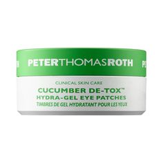 What it is:  A gentle and refreshing eye-contour gel patch infused with cucumber extract that naturally soothes, hydrates, and de-puffs the look of skin.Skin Type: Normal, Dry, Combination, and Oily Skincare Concerns: Fine Lines and Wrinkles, Dryness, and PuffinessFormulation: MaskHighlighted Ingredients:- Cucumber Extract: Nourishes, hydrates, and de-puffs skin's appearance.- Allantoin, Aloe, and Chamomile: Soothe and calm skin.  - Caffeine and Arnica: Diminish the look of dark circles.Ingredie Cucumber On Eyes, Under Eye Mask, Long Flight, Peter Thomas Roth, Eye Patches, Oily Skin Care, Simple Skincare, Eye Care, Cool Eyes