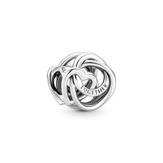 Celebrate unbreakable bonds with the Family Always Encircled Heart Charm. This sterling silver charm features a series of circles entwined with an open heart engraved with the words, "ALWAYS" and "TOGETHER." The harmony of the various shapes and proportions symbolizes how families come together and represents the love between a mother and child. Pandora Jewlery, Pandora Family, Diy Gifts To Make, Pandora Gift, Pandora Jewelry Charms, Pandora Rose, Silver Theme, Pandora Necklace, Smart Gift