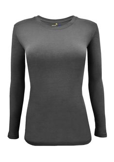 PRICES MAY VARY. Exceptionally soft and stretchy providing all day comfort. Long Sleeve T-Shirt with Crew line neck. Perfect for everyday wear, casual wear, workout wear, etc... Can be used as a layering piece or to be worn out on its own. Excellent Breathable Fabric and Construction. Natural Uniforms Long Sleeve T-shirt is made of an excellent 57% Cotton//38% Polyester//5% Spandex blend that combines breathability with warmth for superb all day comfort. A basic spandex lightweight T-Shirt at an Spandex Shirts, Safety Clothing, Knit Tees, Scrub Tops, Workout Wear, Layering Pieces, Workout Tops, Shirt Sleeves, Women Long Sleeve