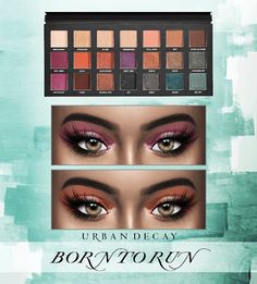 the urban decay born to try eyeshadow palette