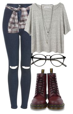 "dont worry, be happy" by elvirasuperman ❤ liked on Polyvore featuring Topshop, Acne Studios, Dr. Martens and Miss Selfridge Don't Worry, Patterned Shorts, Boat Neck, Miss Selfridge, High Waist Jeans, Acne Studios, No Worries, Topshop, Fashion Looks