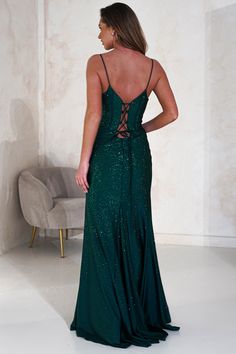 Highlights Stunning diamante detailed gown with v-neckline Lace-up back detail Padded bust Also available in Black Sizing The model is 5'10 and wears UK size 8 / S / US size 4 Fit & Fabric Made from 82% Polyamide & 18% Elastane True to size Rear zip Double lined Length from top of bust to hem: 140cm Stretch: 8/10 for stretch Perfect for Debs and Proms Formal Occasions V-neck Gown With Lace Back And Fitted Bodice, V-neck Evening Dress With Lace Back For Gala, Glamorous V-neck Dress With Corset Back, Formal V-neck Gown With Corset Back, Floor-length Tie Back Prom Evening Dress, Glamorous Tie-back Evening Dress For Gala, Glamorous Evening Dress With Tie Back For Gala, Floor-length Evening Dress With Tie Back For Prom, V-neck Homecoming Dress With Corset Back