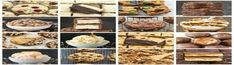 many different pictures of desserts and pastries