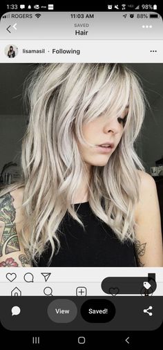 Women Hair Layers, Long Blonde Hair With Short Layers, Medium Length With Curtain Bangs And Layers, Side Part Choppy Layers, Chunky Bob Haircut Choppy Layers, Edgy Medium Haircuts For Fine Hair, Rocker Chic Haircut, Long Shag Haircut For Fine Hair, Feminine Shag Haircut