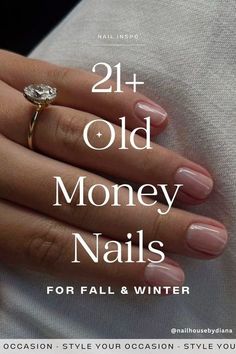 Nail Color September 2024, Modern Chic Nails, Conservative Nails Designs Classy, Fall Nails Classy Simple, Elegant Fall Nail Designs Classy, Old Money Fall Nails, Old Money Nails Short 2024, Elegant Short Nails Classy, Nails 2024 Fall Trends