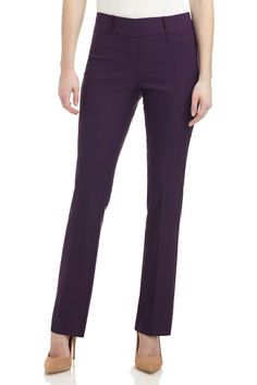 You want to be known for your work but, at the same time, also make a statement with your signature look. These barely bootcut pants let you strike the right balance between flamboyant and subtle. The modern, slightly narrower leg of these pants preserve everything good about the classic bootcut design, while the soft waistband supports and has a slimming effect on your figure. Pair them up with formal or casual tops to easily get the perfect look for any occasion. Faux front and back pockets wi Linen Beach Dress, Comfort Pants, Bolero Dress, Bolero Cardigan, Leg Belt, Bootcut Pants, Business Dresses, Signature Look, Stretch Pants