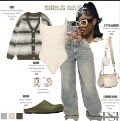 Streetwear Style Girl, Designs For Short Nails, Streetwear Inspiration, Afrikaanse Mode, Shein Outfits, Cute Lazy Day Outfits, Swag Outfits For Girls