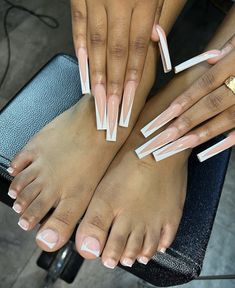 Xxl French Tip Nails Square, Extra Long French Tip Nails Square, Xl White French Tip Acrylic Nails, Xl Long Acrylic Nails Square French Tip, Extra Long French Tip Nails, Long French Tip Nails With Design, Nails Square Long, Long French Tip, Long French Tip Nails