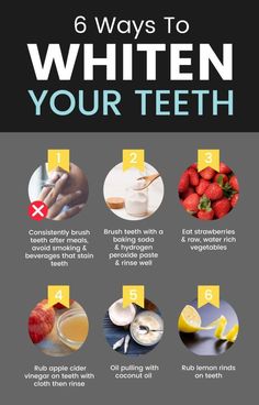 Make Teeth Whiter, Baking Soda Teeth, Natural Teeth Whitening Diy, Natural Teeth Whitening Remedies, Teeth Whitening Methods, Whiten Your Teeth