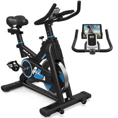 LABODI Exercise Bike, Stationary Indoor Cycling Bike, Cycle Bike for Home Cardio Gym, Belt Drive Workout Bike with 35 LBS Flywheel, Thickened Frame Upgraded Version Gym Belt, Home Cardio, Bike Equipment, Cardio At Home, Gym Cardio, Cardio Workout At Home