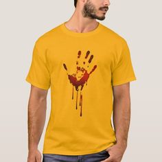 Hand Finger art blood T-Shirt | Zazzle.com Finger Art, Hand Finger