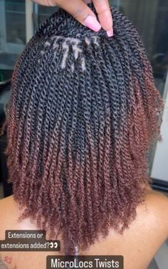 Micro 2 Strand Twist, African American Twist Hairstyles, Micro Mini Twists Natural Hair, Micro Nubian Twist, Microlocs Twist, Hair Locks Hairstyles, Micro Twists With Extensions, Microlocs Two Strand Twist, Micro Locks Hair Styles