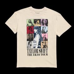 a t - shirt with an image of taylor swift and the press tour on it